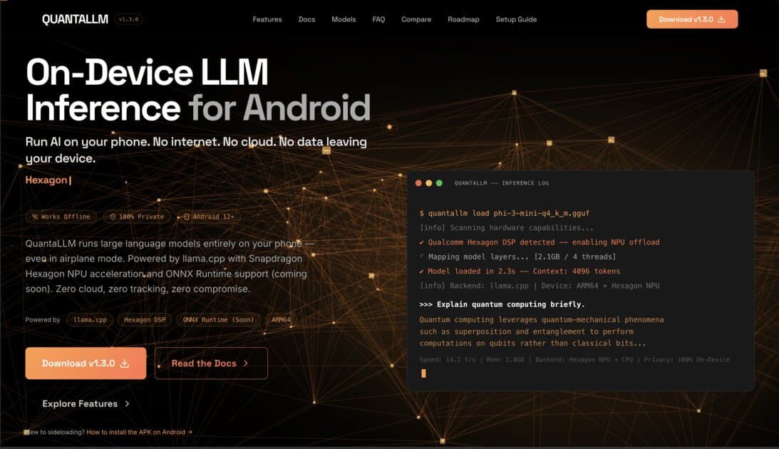 QuantaLLM screenshot